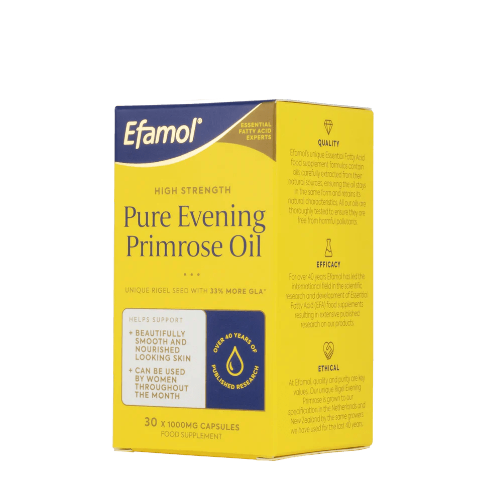 Efamol High Strength Pure Evening Primrose - 30 Capsules 1000mg - Belgravia Health