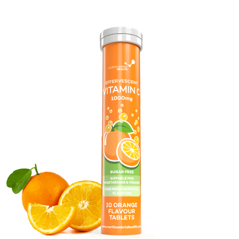 Effervescent Vitamin C 1000mg Orange Flavour - 20 Tablets - Belgravia Wellness
