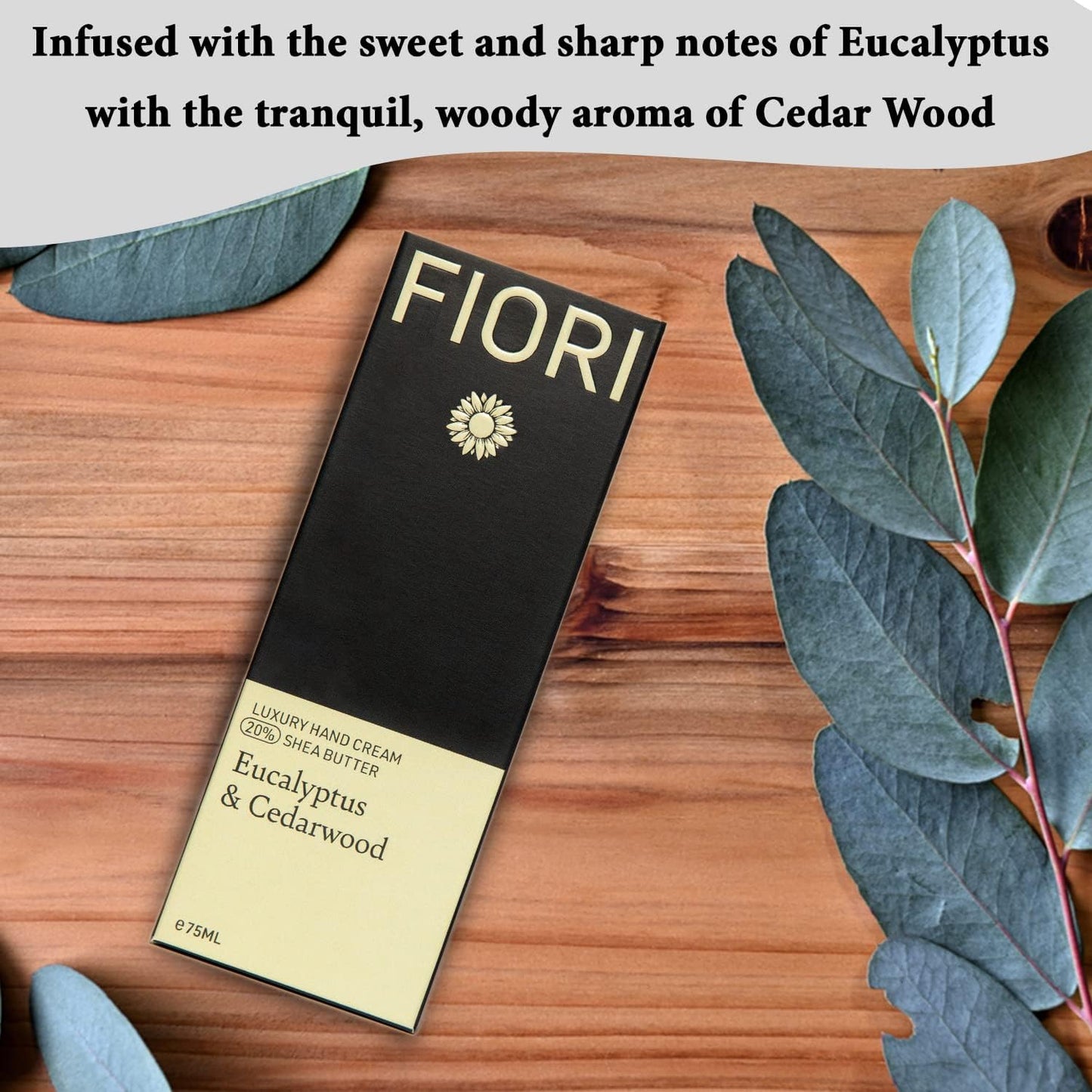 Eucalyptus & Cedarwood Moisturising Vegan Hand Cream (75ml) - Belgravia Wellness