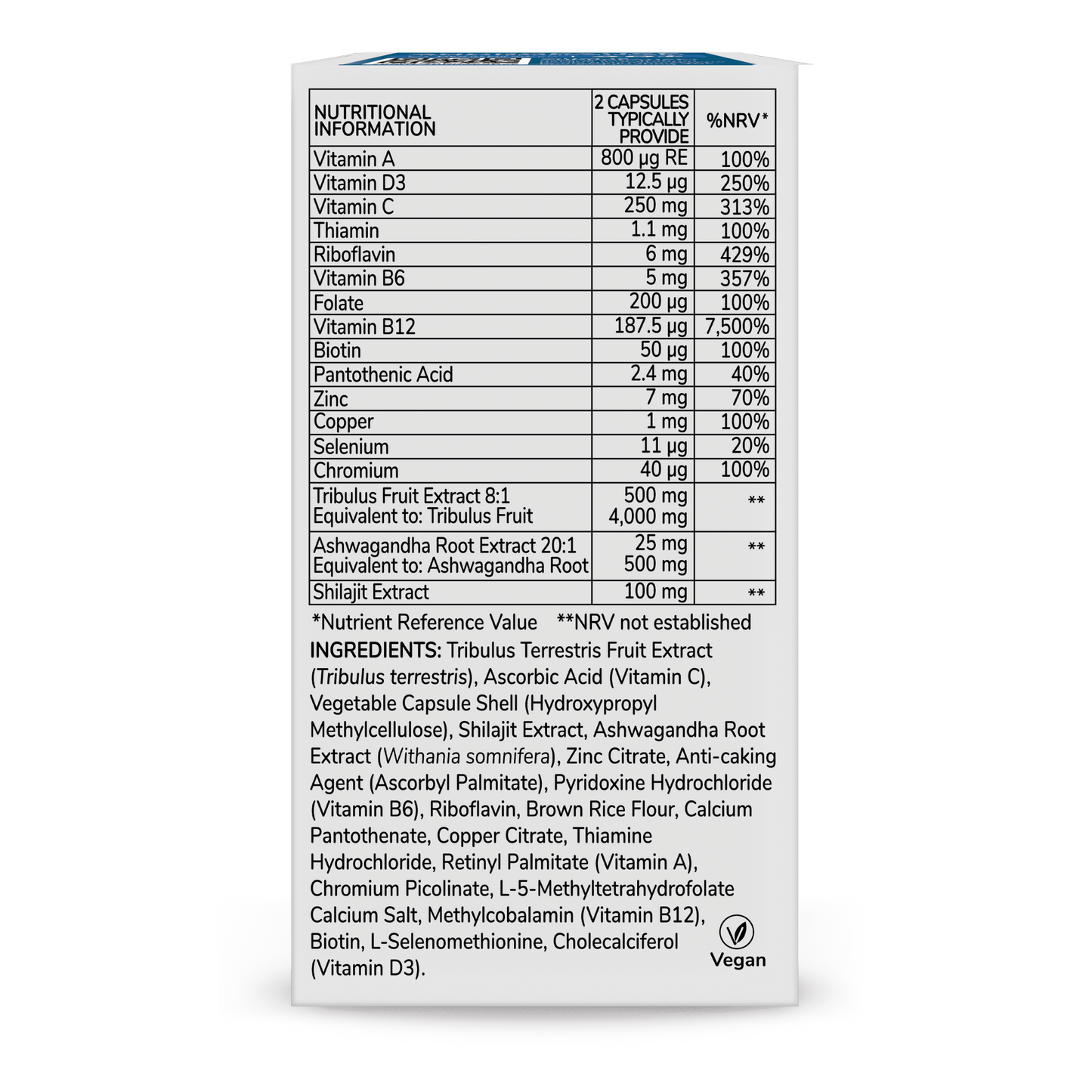Health & Him Andropause 40+ Multi - Nutrient Supplement 60 Capsules - Belgravia Wellness