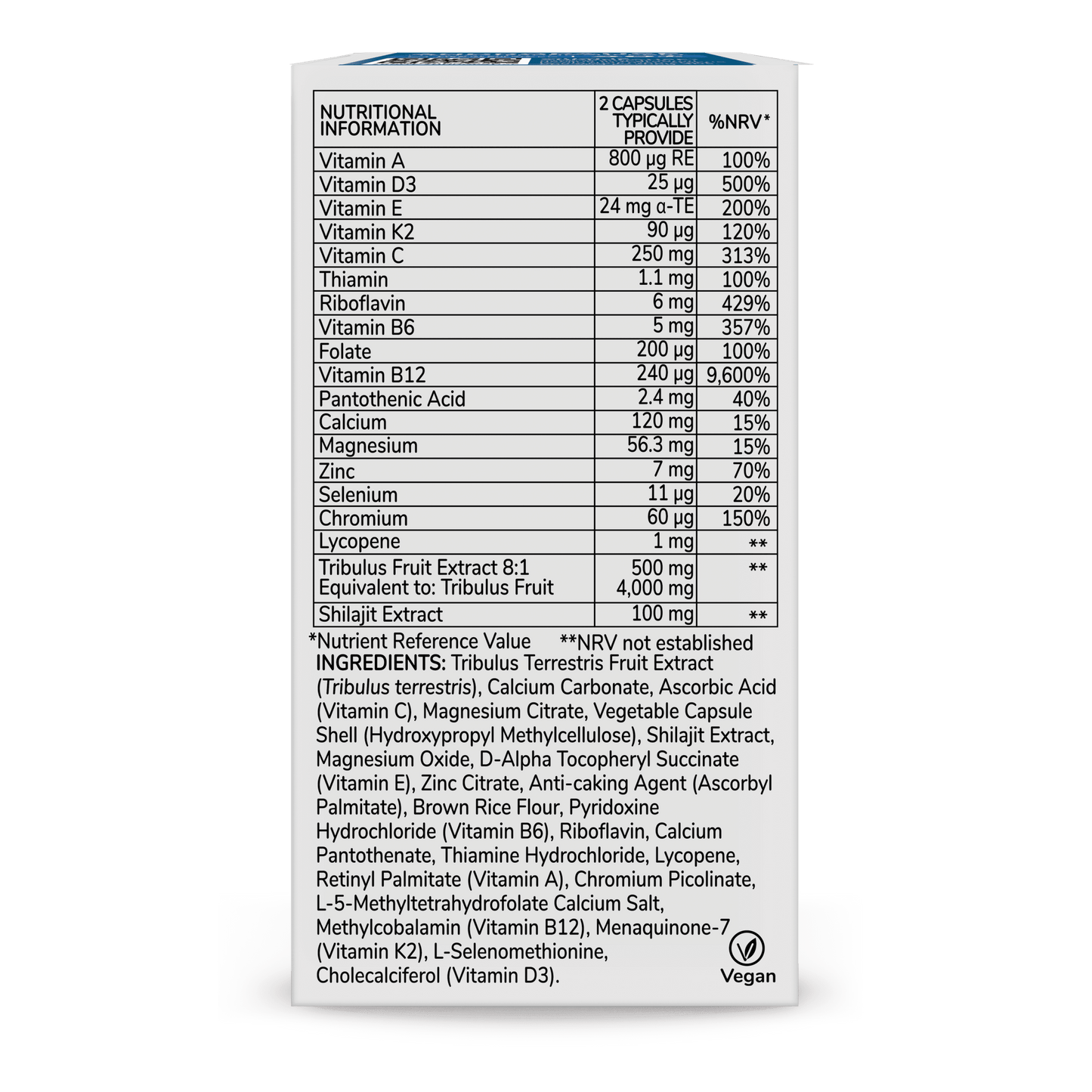 Health & Him Andropause 55+ Multi - Nutrient Supplement 60 Capsules - Belgravia Wellness