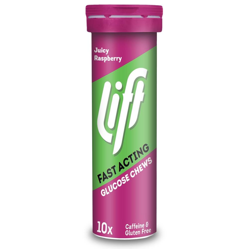 Lift Fast Acting Glucose Chews Juicy Raspberry 10s - Belgravia Wellness
