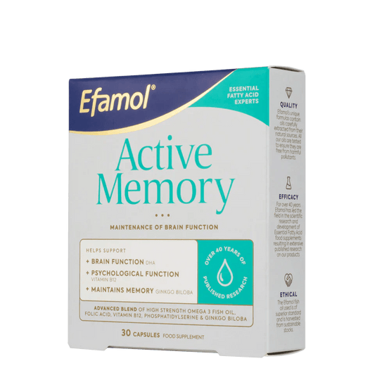 Efamol Active Memory - 30 Capsules - Belgravia Health