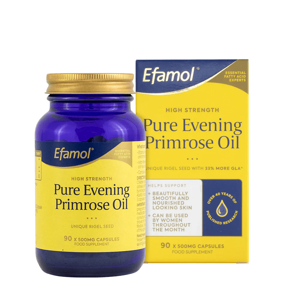 Efamol High Strength Pure Evening Primrose - 90 Capsules 500mg - Belgravia Health