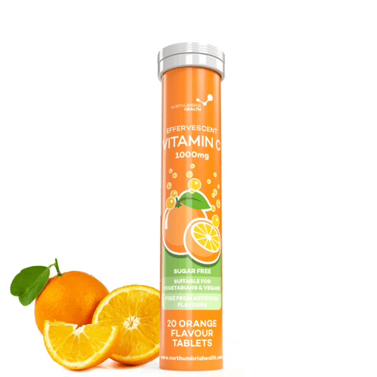 Effervescent Vitamin C 1000mg Orange Flavour - 20 Tablets - Belgravia Wellness