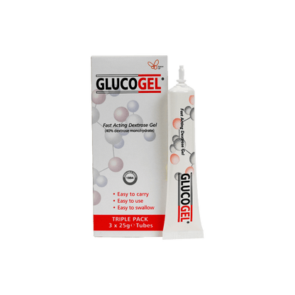 GlucoGel Fast Acting Dextrose Gel - 3 x 25g Tubes - Belgravia Wellness