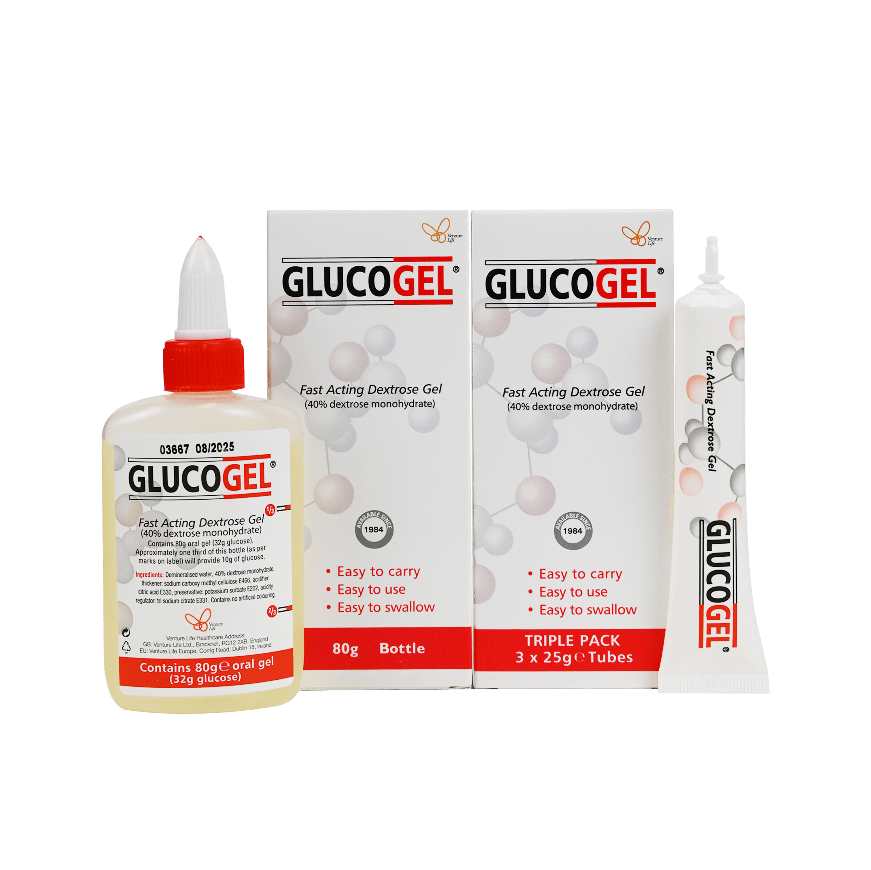 GlucoGel Fast Acting Dextrose Gel - 3 x 25g Tubes - Belgravia Wellness