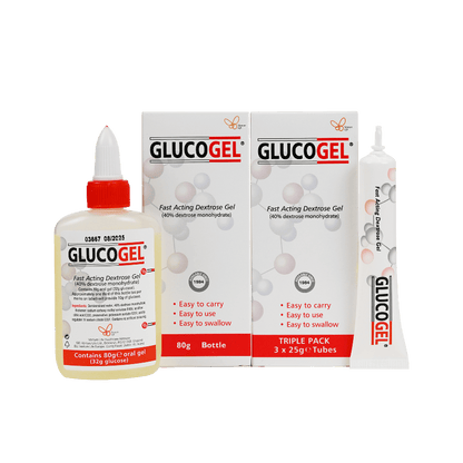GlucoGel Fast Acting Dextrose Gel - 3 x 25g Tubes - Belgravia Wellness