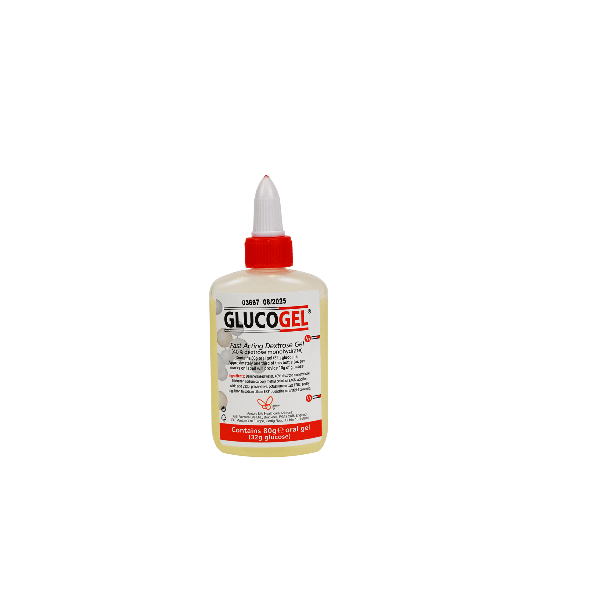 GlucoGel Fast Acting Dextrose Gel - Bottle 80ml - Belgravia Wellness