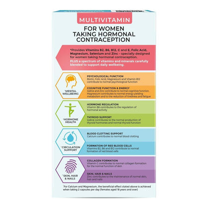 Health & Her Contraceptive Multivitamin Supplement 60 Tablets - Belgravia Wellness