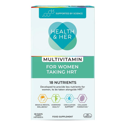 Health & Her HRT Multivitamin Supplement 60s - Belgravia Wellness