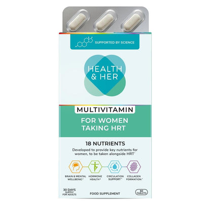 Health & Her HRT Multivitamin Supplement 60s - Belgravia Wellness