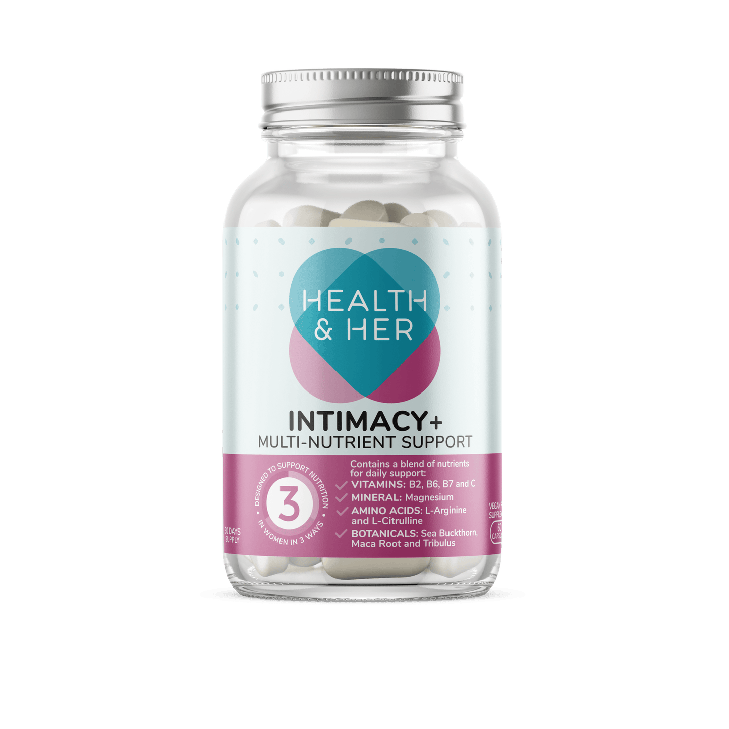 Health & Her Intimacy+ Supplement 60 Capsules - Belgravia Wellness