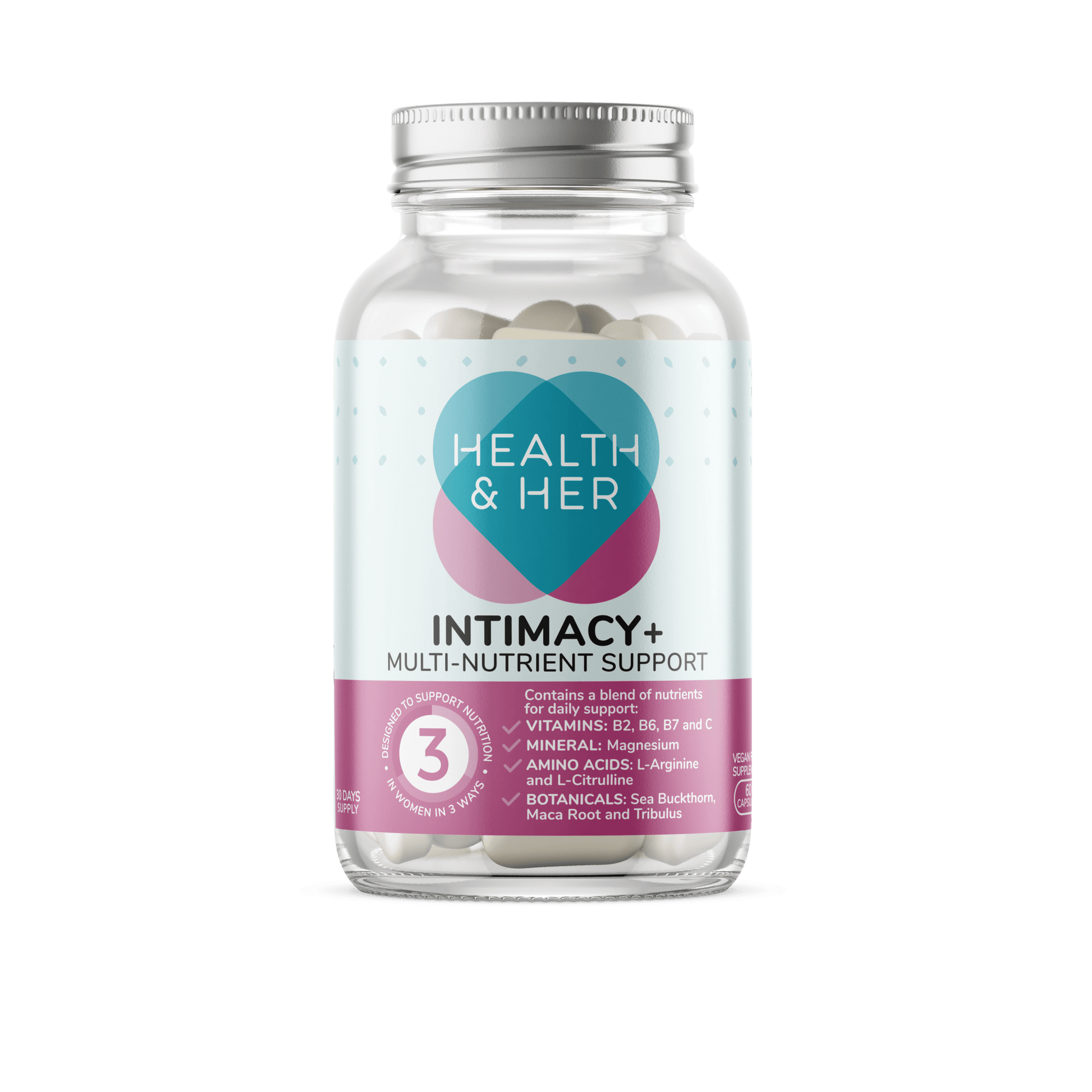Health & Her Intimacy+ Supplement 60 Capsules - Belgravia Wellness