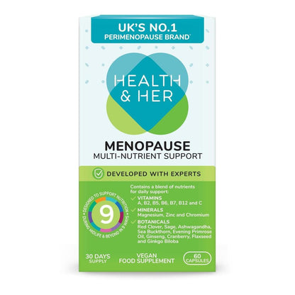 Health & Her Menopause Multi - Nutrient Support 60 Capsules - Belgravia Wellness