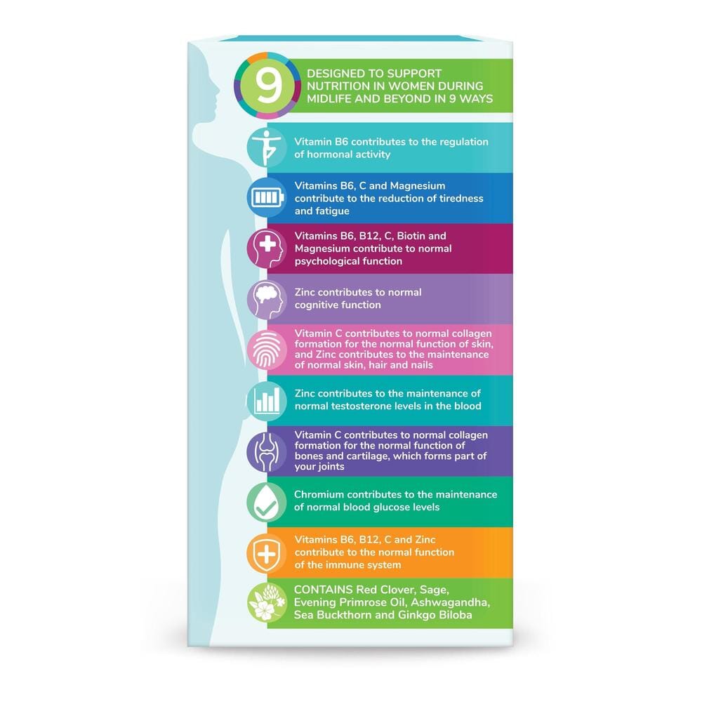 Health & Her Menopause Multi - Nutrient Support 60 Capsules - Belgravia Wellness