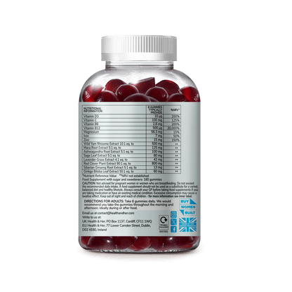 Health & Her Perimenopause Supplement 180 Gummies - Belgravia Wellness