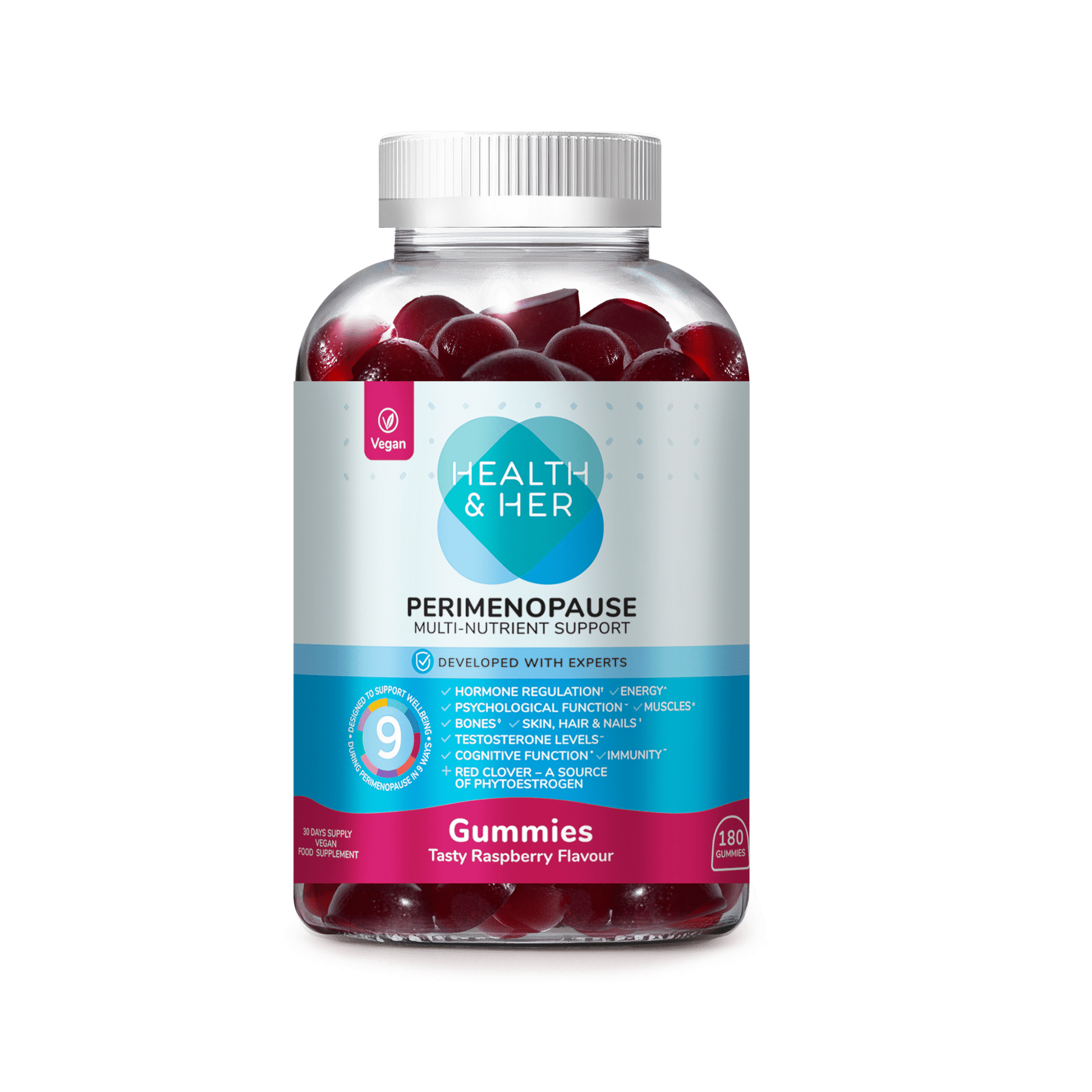 Health & Her Perimenopause Supplement 180 Gummies - Belgravia Wellness