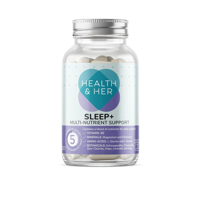 Health & Her Sleep+ Supplement 30 Capsules - Belgravia Wellness