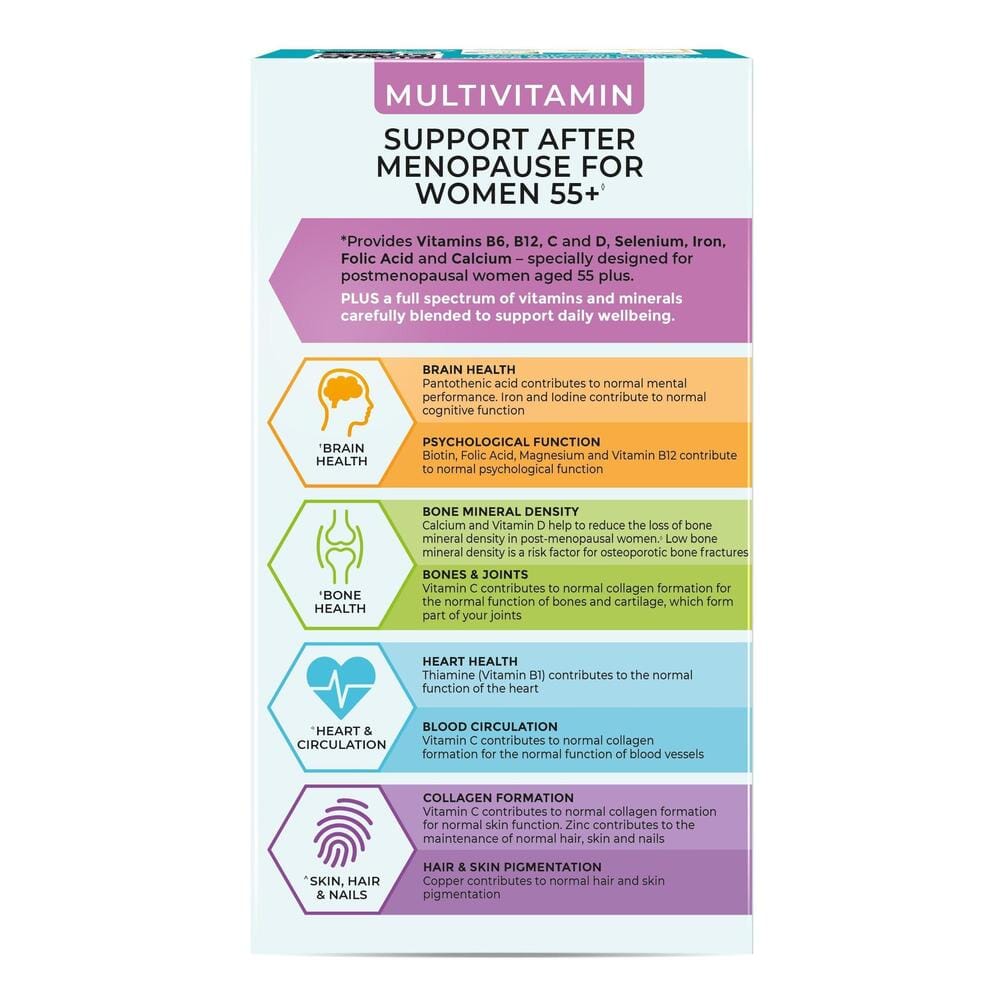 Health & Her Women 55+ Multivitamin Supplement 60 Tablets - Belgravia Wellness