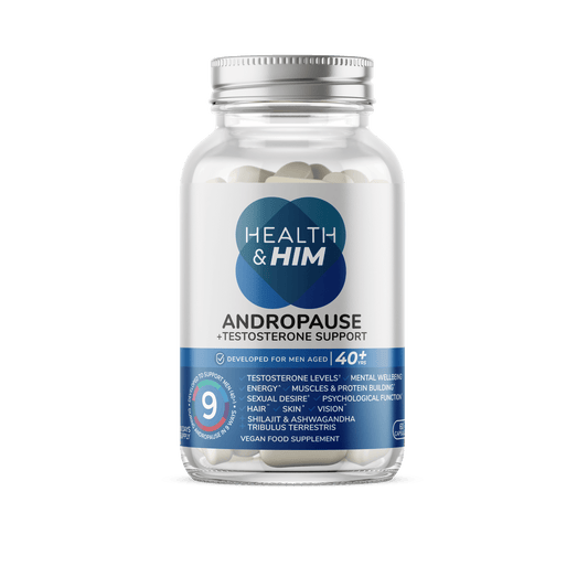 Health & Him Andropause 40+ Multi - Nutrient Supplement 60 Capsules - Belgravia Wellness
