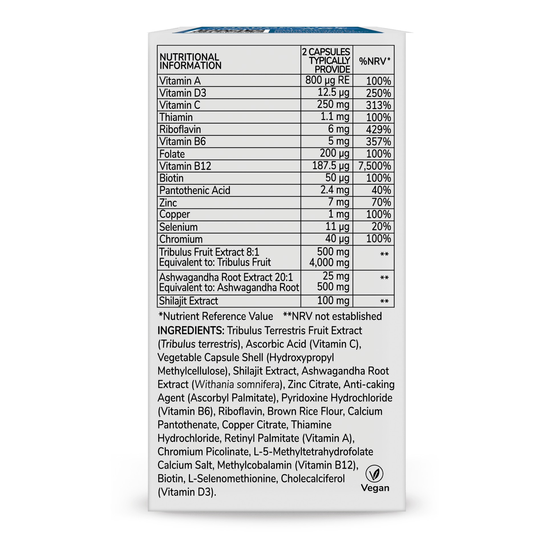 Health & Him Andropause 40+ Multi - Nutrient Supplement 60 Capsules - Belgravia Wellness