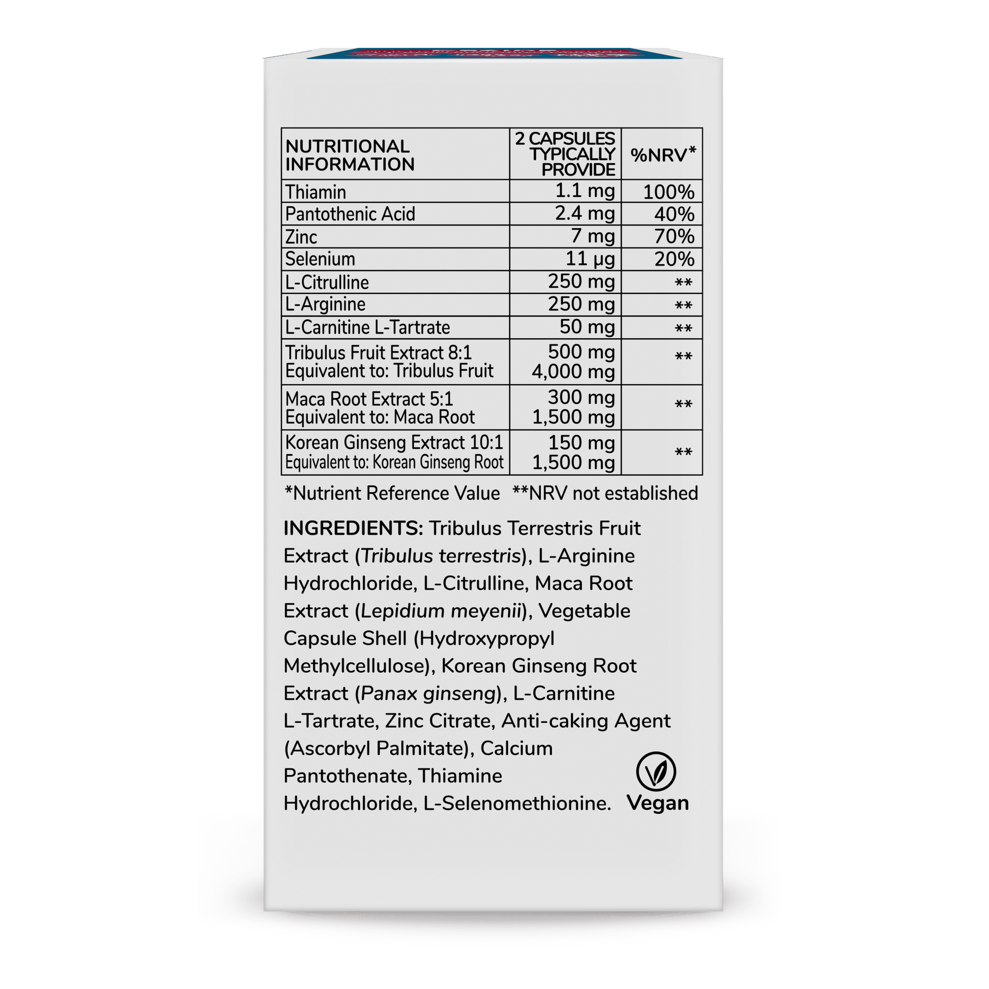 Health & Him Desire Multi - Nutrient Supplement 60 Capsules - Belgravia Wellness