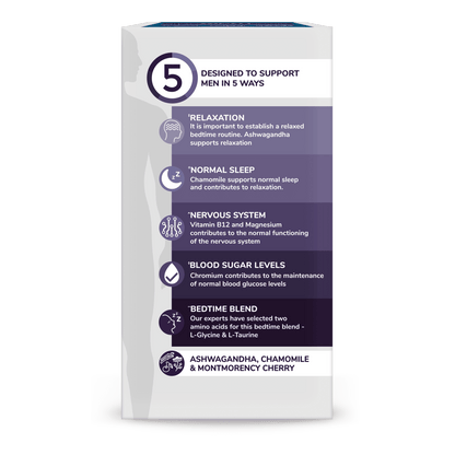 Health & Him Night Multi - Nutrient Supplement 60 Capsules - Belgravia Wellness