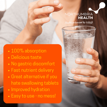 Immune Support Effervescent Orange Flavour Tablets - 20 tablets - Belgravia Wellness