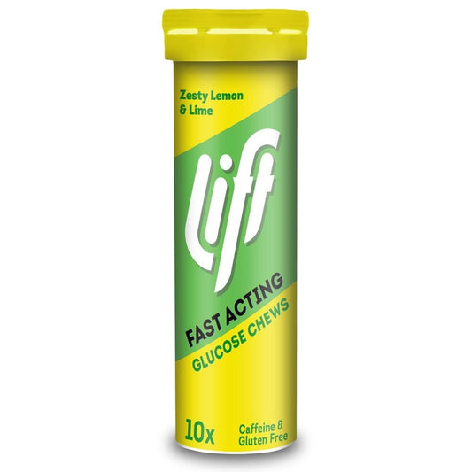 Lift Fast Acting Glucose Chews Lemon & Lime 10s - Belgravia Wellness