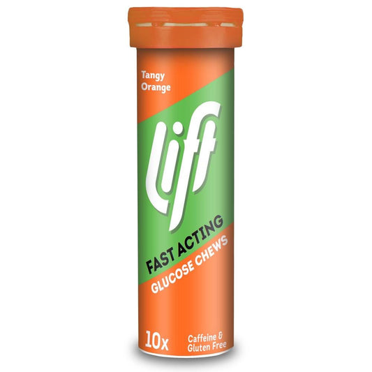 Lift Fast Acting Glucose Chews Tangy Orange 10s - Belgravia Wellness