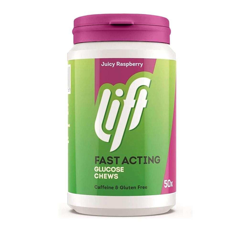 Lift Fast Acting Glucose Raspberry Chews 50s - Belgravia Wellness