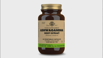 Solgar® Ashwagandha Root Extract Vegetable Capsules - Pack of 60
