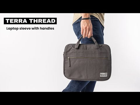 Terra Thread Hasta Laptop Sleeve with Handles video