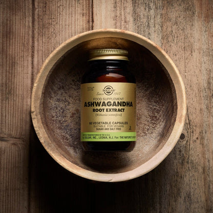 Solgar® Ashwagandha Root Extract Vegetable Capsules - Pack of 60 - Belgravia Wellness