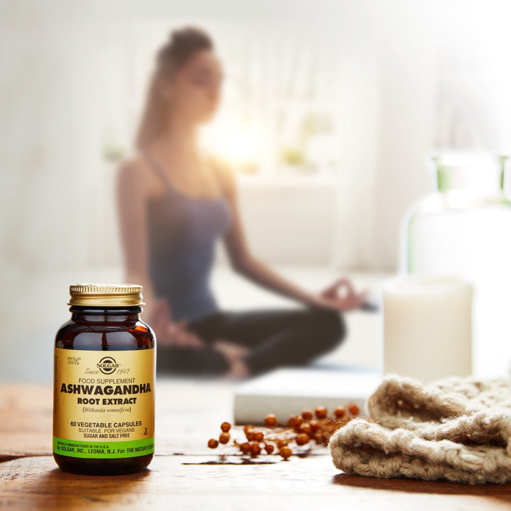 Solgar® Ashwagandha Root Extract Vegetable Capsules - Pack of 60 - Belgravia Wellness
