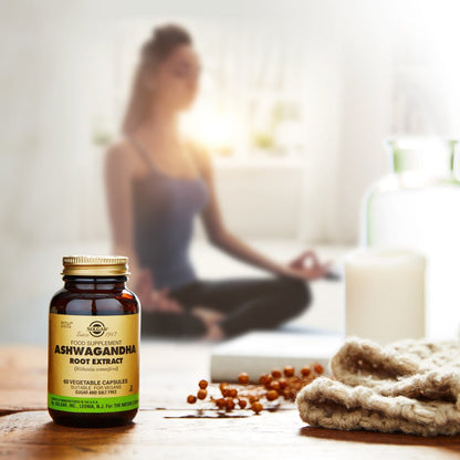 Solgar® Ashwagandha Root Extract Vegetable Capsules - Pack of 60 - Belgravia Wellness