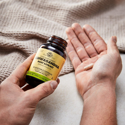 Solgar® Ashwagandha Root Extract Vegetable Capsules - Pack of 60 - Belgravia Wellness