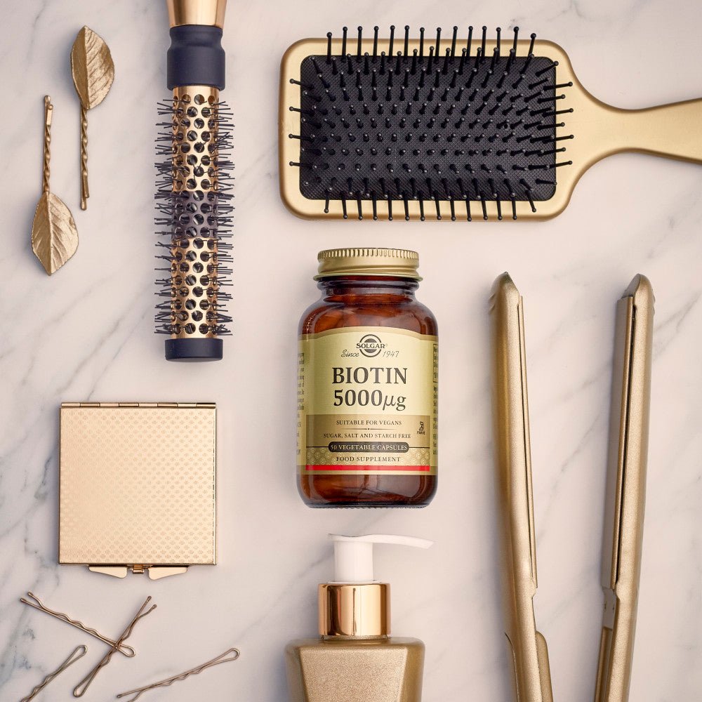 Solgar® Biotin 5000 µg Vegetable Capsules - Pack of 50 - Belgravia Wellness