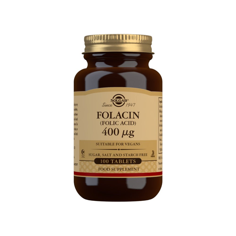 Solgar® Folacin (Folic Acid) 400 µg Tablets - Pack of 100 - Belgravia Wellness