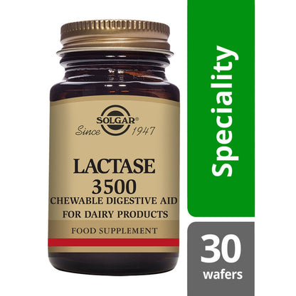 Solgar® Lactase 3500 Wafers - Pack of 30 - Belgravia Wellness