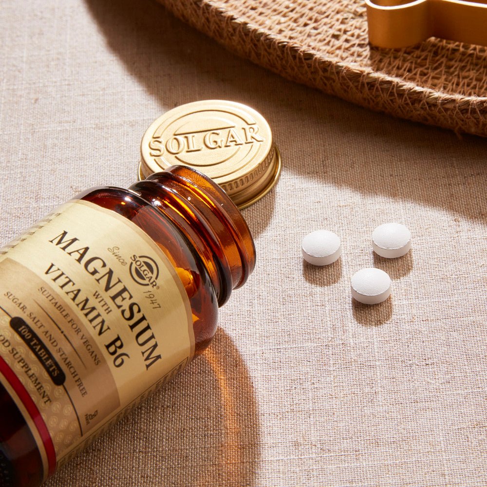 Solgar® Magnesium with Vitamin B6 Tablets - Pack of 100 - Belgravia Wellness