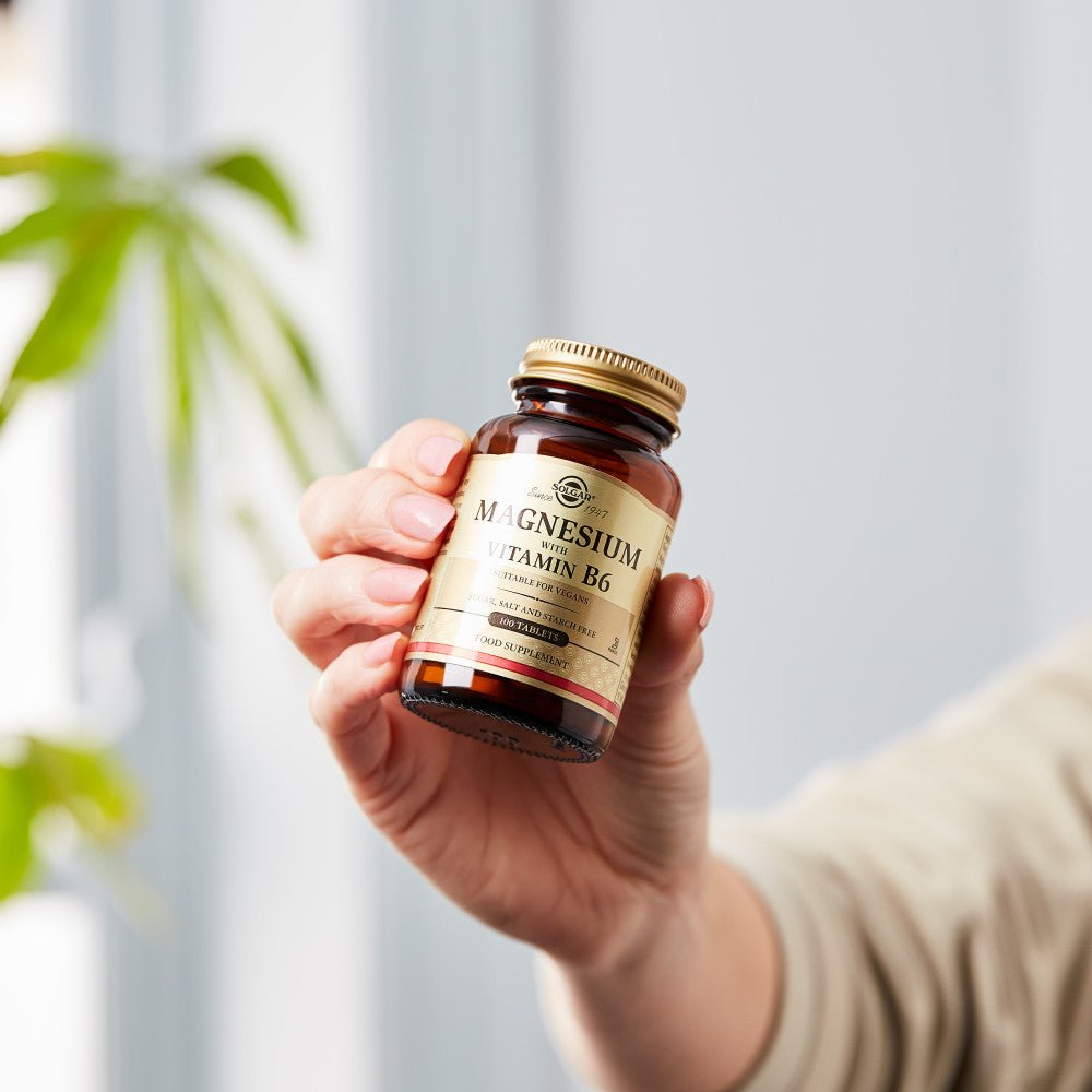 Solgar® Magnesium with Vitamin B6 Tablets - Pack of 100 - Belgravia Wellness