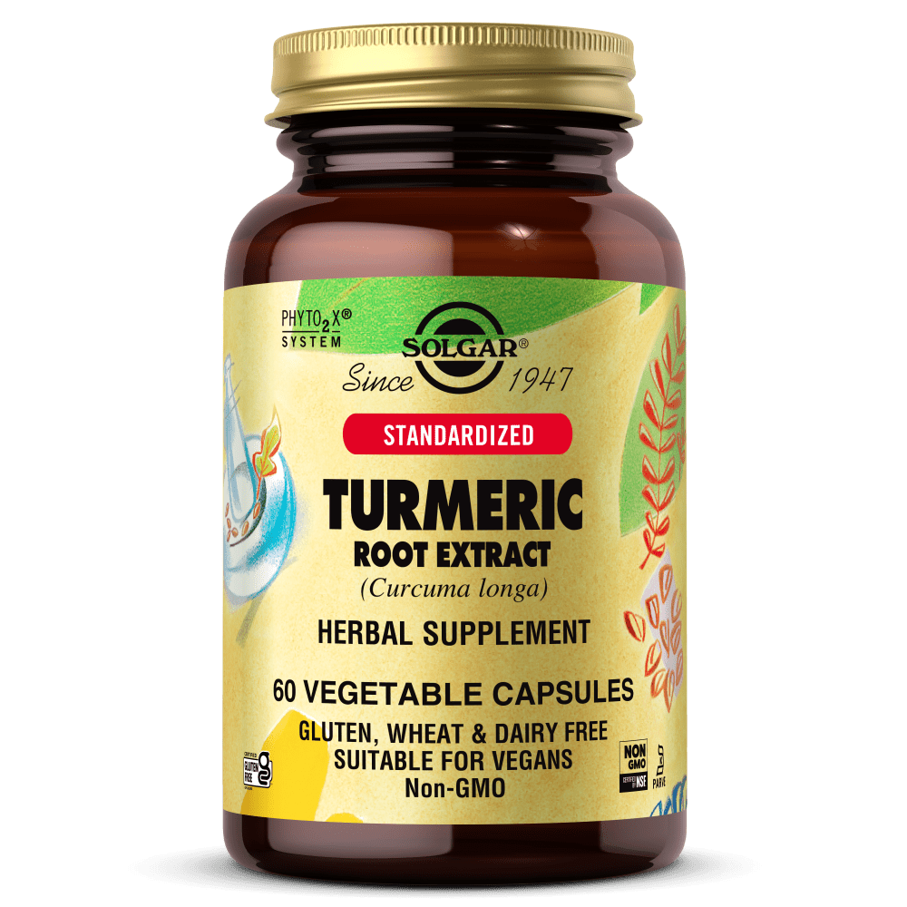 Solgar® Turmeric Root Extract Vegetable Capsules - Pack of 60 - Belgravia Wellness