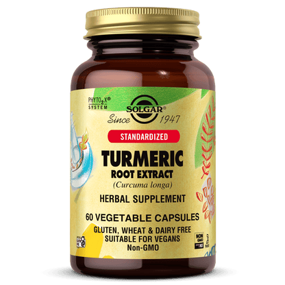 Solgar® Turmeric Root Extract Vegetable Capsules - Pack of 60 - Belgravia Wellness