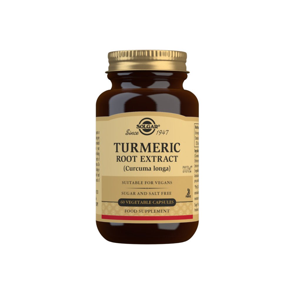 Solgar® Turmeric Root Extract Vegetable Capsules - Pack of 60 - Belgravia Wellness