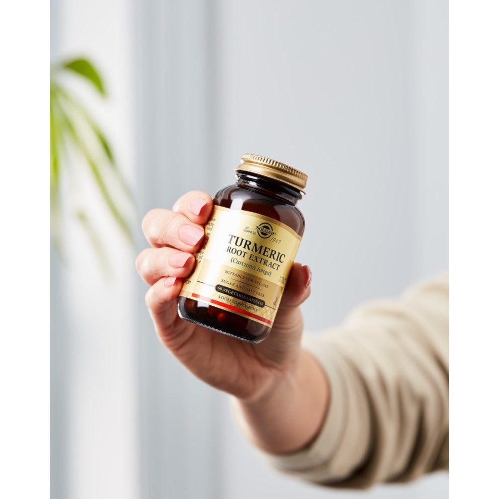 Solgar® Turmeric Root Extract Vegetable Capsules - Pack of 60 - Belgravia Wellness