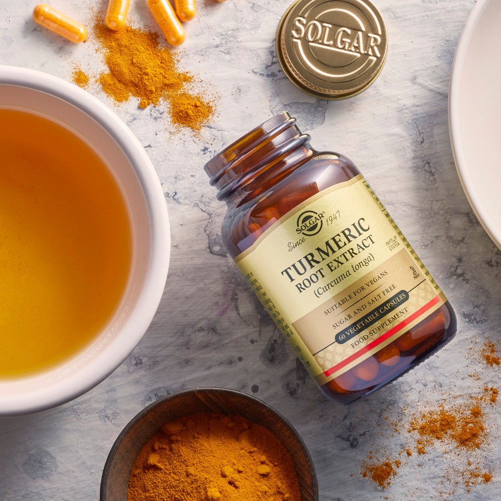 Solgar® Turmeric Root Extract Vegetable Capsules - Pack of 60 - Belgravia Wellness