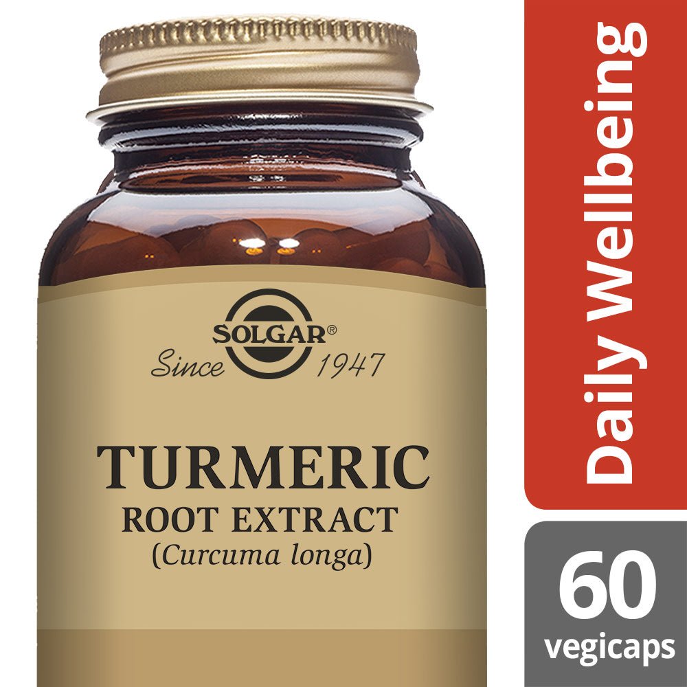 Solgar® Turmeric Root Extract Vegetable Capsules - Pack of 60 - Belgravia Wellness