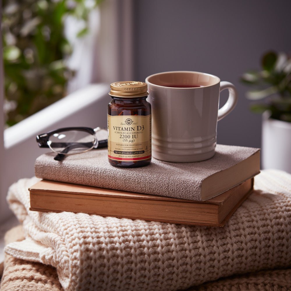 Solgar® Vitamin D3 (Cholecalciferol) 2200 IU (55 µg) Vegetable Capsules - Pack of 50 - Belgravia Wellness